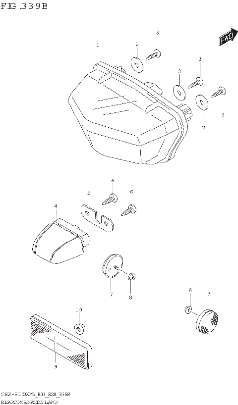 REAR COMBINATION LAMP