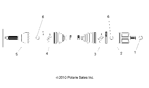 DRIVE TRAIN, FRONT DRIVE SHAFT - A12NG50FA (49ATVSHAFTDRIVE11SCRAMI)
