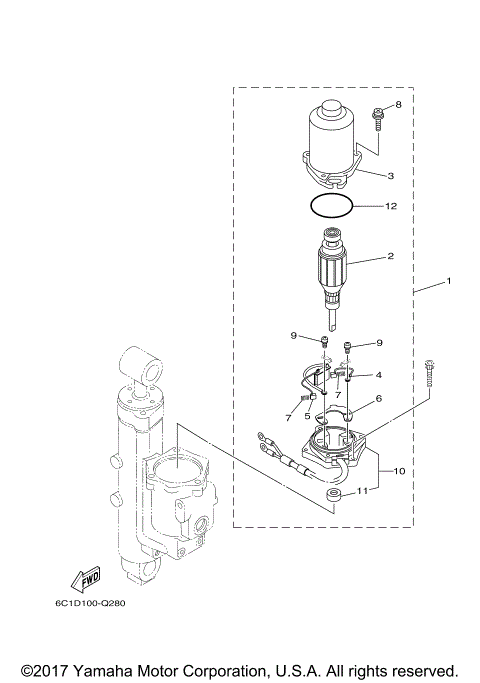 POWER TRIM TILT ASSY 2