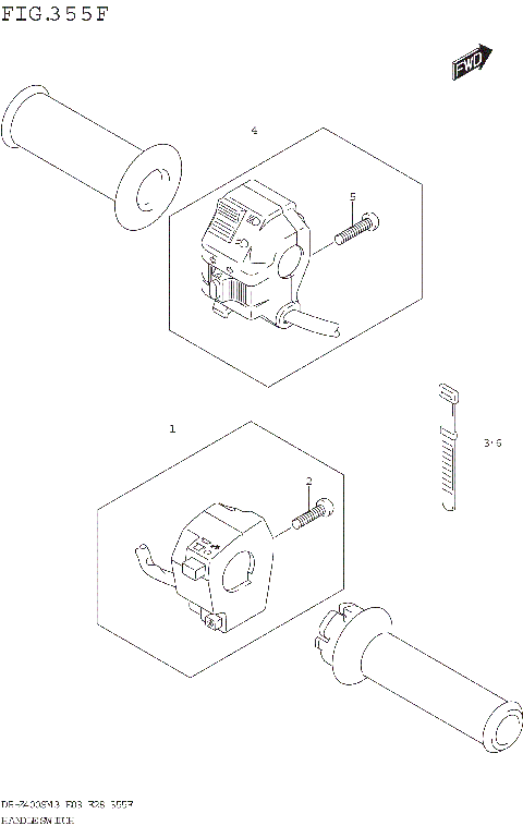 HANDLE SWITCH (DR-Z400SMM3 E33)