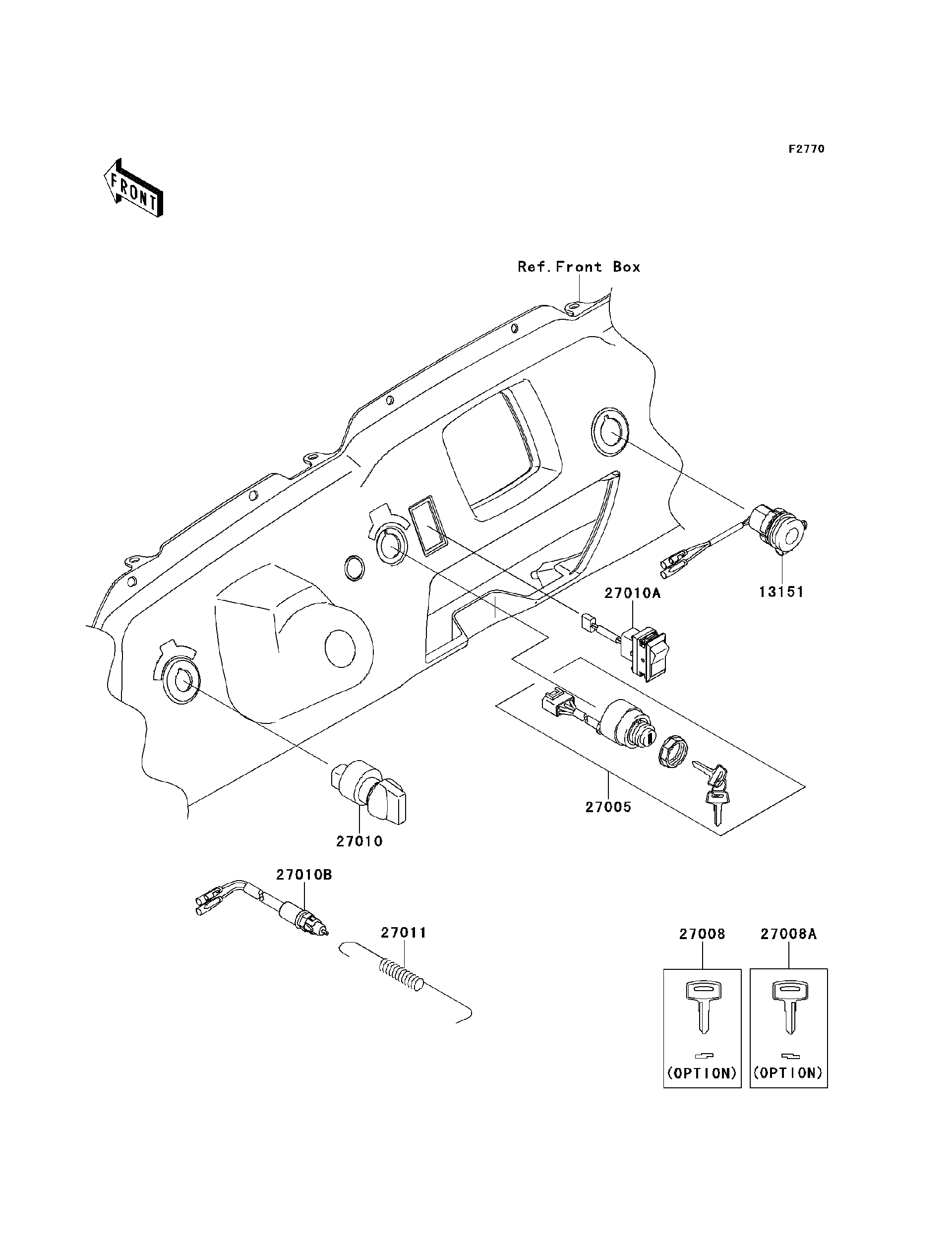 YKページ Suzuki Outboard 1991 OEM Parts Diagram for THROTTLE LINK