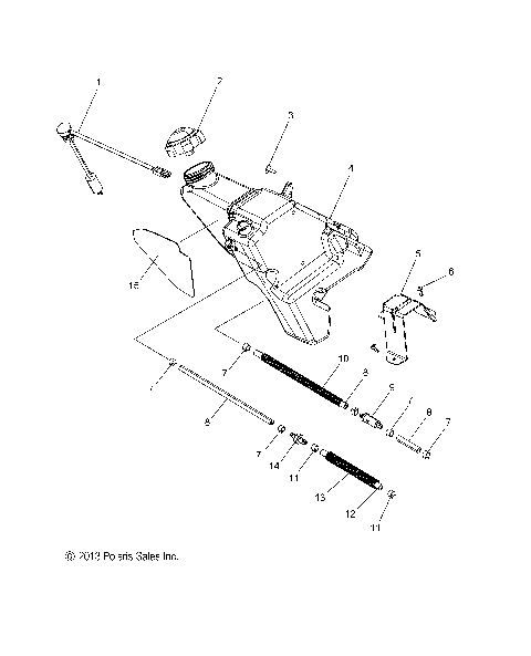 ENGINE, OIL TANK - S15CT5BEL/BSL/BSM (49SNOWOILTANK14550)