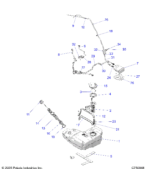 FUEL SYSTEM, EVAP - Z26R4K2KBC/BR/BJ/BV (C750948)