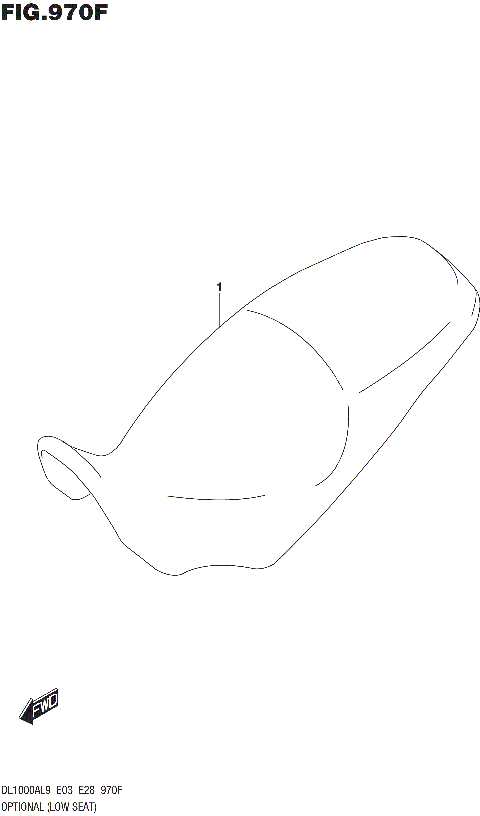 OPTIONAL (LOW SEAT) (DL1000AL9 E33)