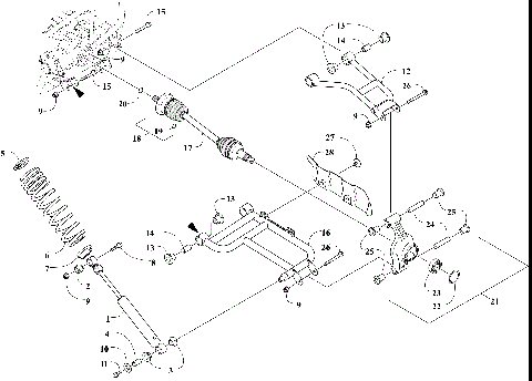 REAR SUSPENSION ASSEMBLY [303225]