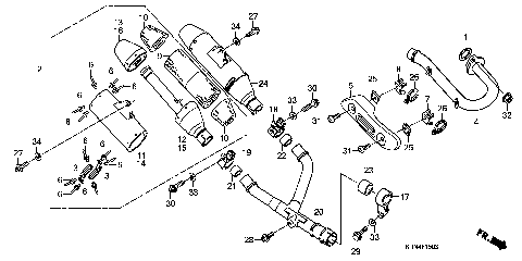EXHAUST MUFFLER ('07-'09)