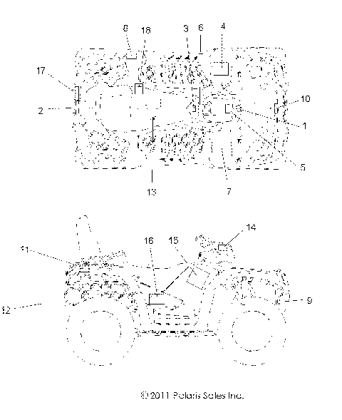 BODY, DECALS - A12DN8EAF/EAH/EAR/EAW (49ATVDECAL12SP850EPS)