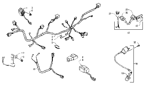 ELECTRICAL AND WIRING HARNESS ASSEMBLY [88670]