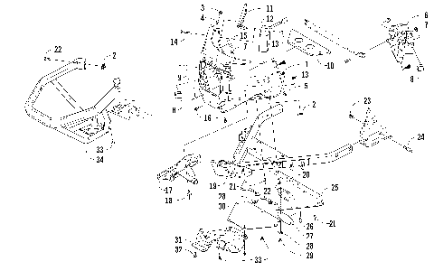 FRONT BUMPER AND FRAME ASSEMBLY [97850]