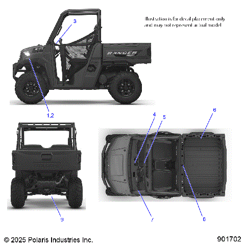 BODY, DECALS, GENERAL