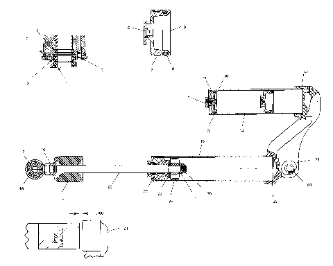 SUSPENSION, SHOCK, REAR - A07BA50FA (4969976997C09)