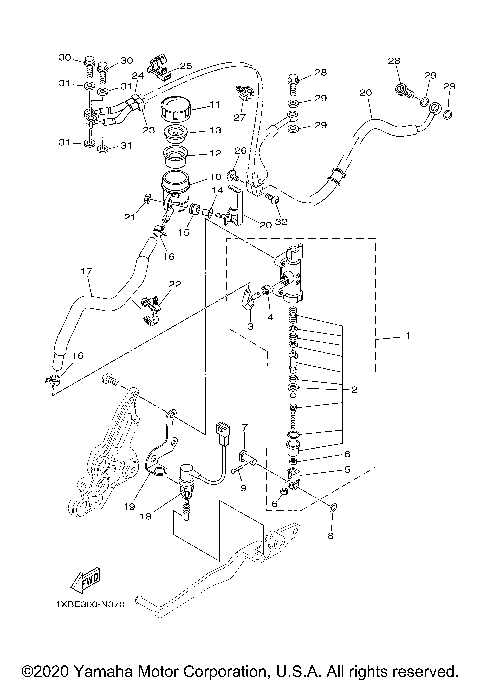REAR MASTER CYLINDER