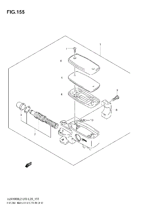 FRONT MASTER CYLINDER (VZR1800Z L2 E33)