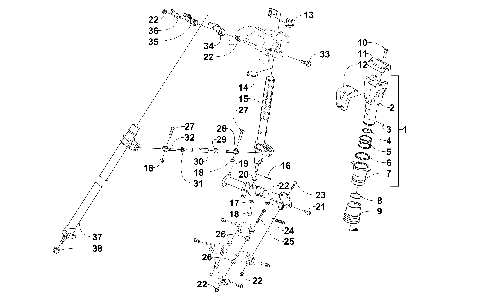 STEERING POST ASSEMBLY [98931]