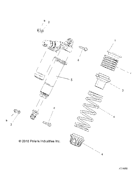 SUSPENSION, FRONT SHOCK MOUNTING - Z19VFE92AC/BC/AD/BD/AM/BM/LAG/BG (702489)