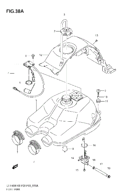 FUEL TANK (LT-F400FL0)