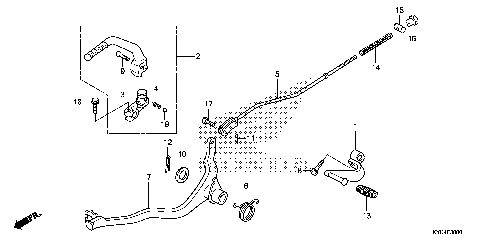 PEDAL@KICK STARTER ARM