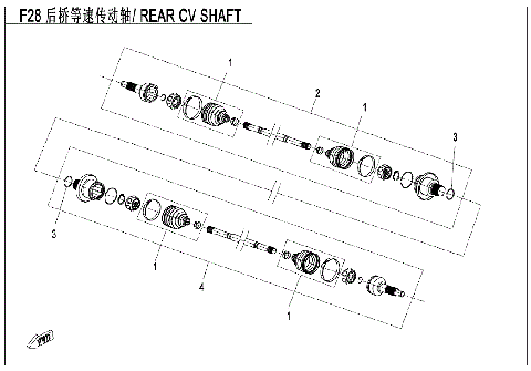 REAR CV SHAFT