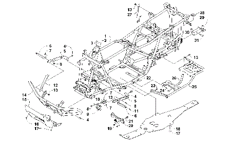 FRAME AND RELATED PARTS [300104]