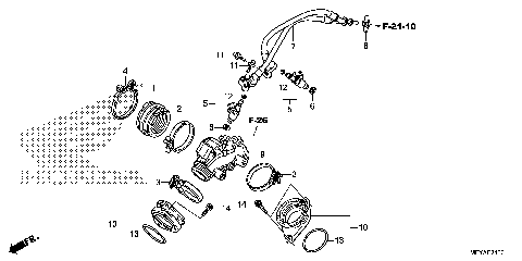 INTAKE MANIFOLD@INJECTOR
