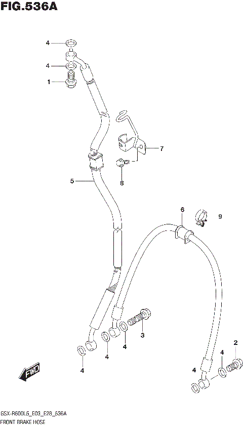 FRONT BRAKE HOSE
