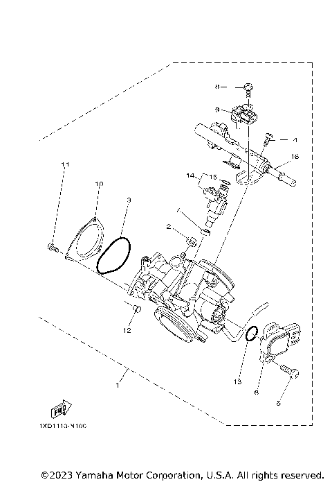 THROTTLE BODY ASSY 1