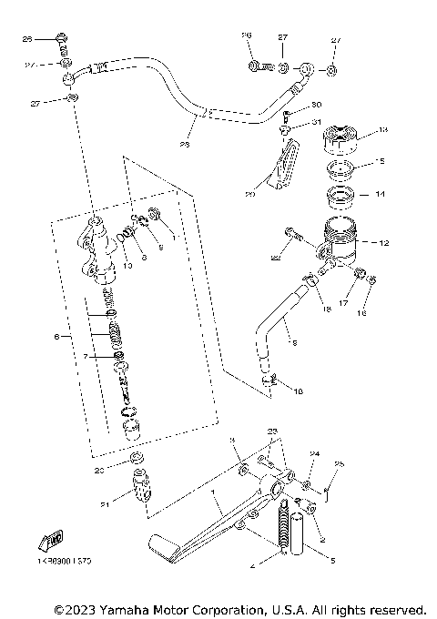 REAR MASTER CYLINDER
