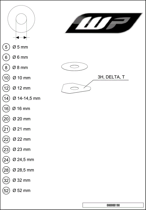 WP SHIMS FOR SETTING