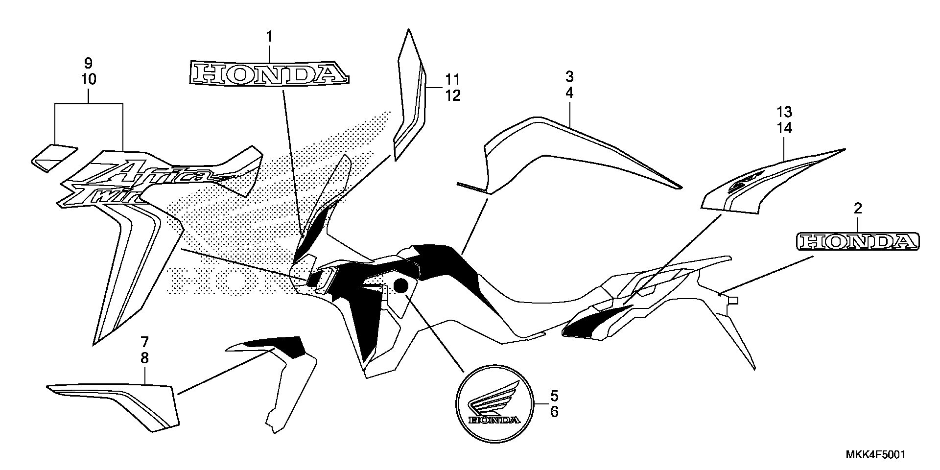 KKK☆ 2018 Honda Motorcycles Parts Viewer | SRS Motorsports