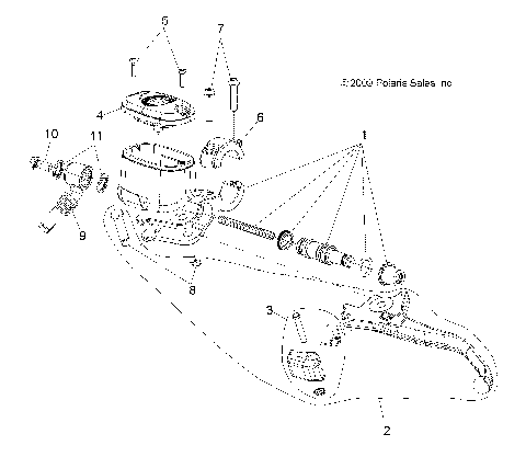 BRAKES, FRONT BRAKE LEVER and MASTER CYLINDER - A13NA32FA (49ATVMCLH10BOSSI)