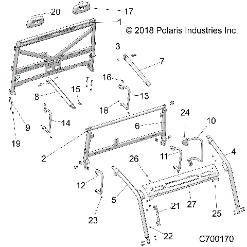 CHASSIS, CAB FRAME - R21RSB99AZ/BZ (C700170)