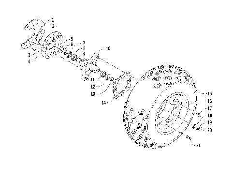 FRONT WHEEL ASSEMBLY [88213]