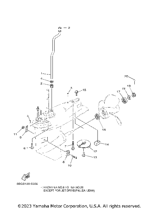 LOWER CASING DRIVE 2