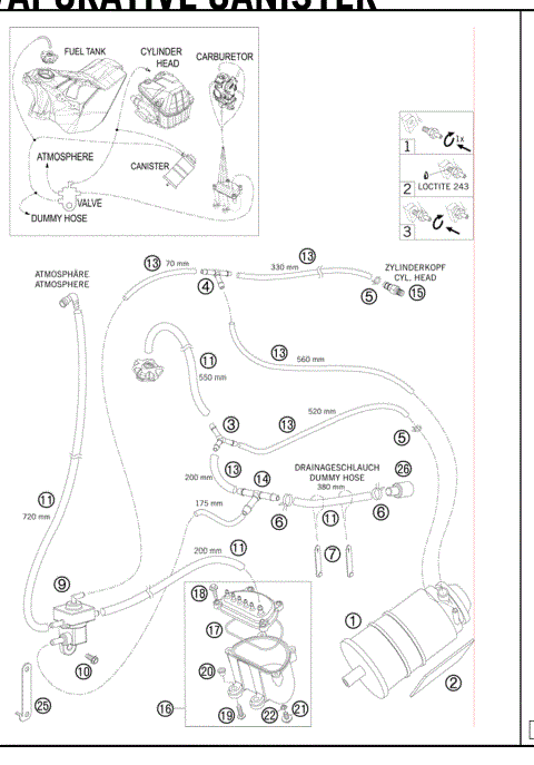 EVAPORATIVE CANISTER 