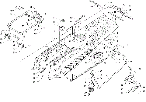 TUNNEL AND REAR RACK ASSEMBLY [110327]