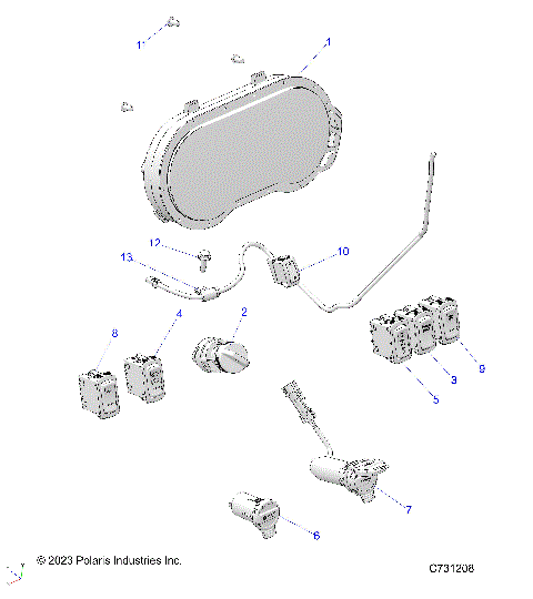 ELECTRICAL, DASH INSTRUMENTS - R24E3CC2FD/TC2CD/ED/FD (C731208)