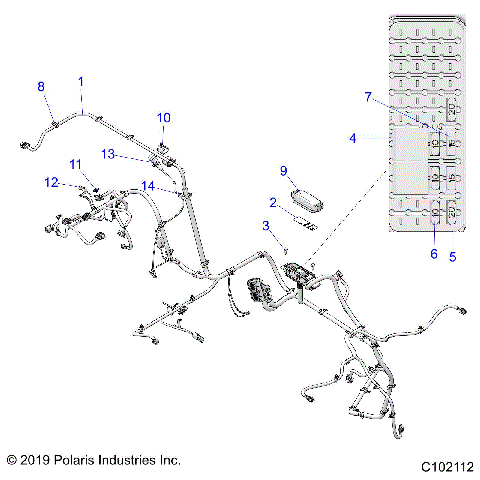 ELECTRICAL, WIRE HARNESS - A20HZB15N1/N2 (C102112)