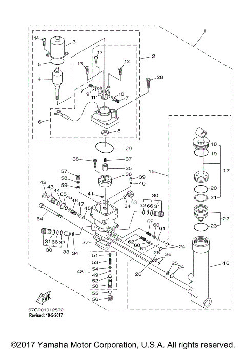 POWER TRIM TILT ASSY