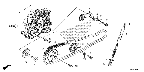 CAM CHAIN@TENSIONER