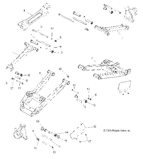SUSPENSION, REAR CONTROL ARMS - Z14VE76FX/FI (49RGRSUSPRR10RZR)