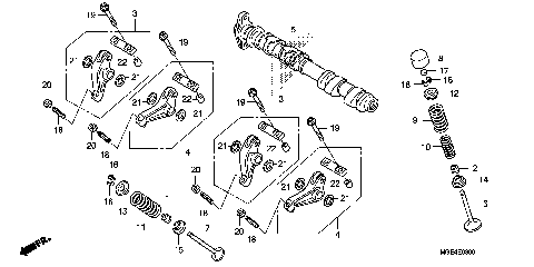 CAMSHAFT@VALVE (FR.)