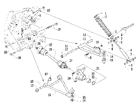 FRONT SUSPENSION ASSEMBLY [85953]