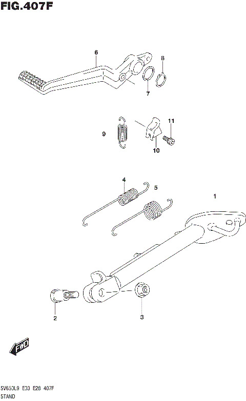 STAND (SV650XAL9 E33)
