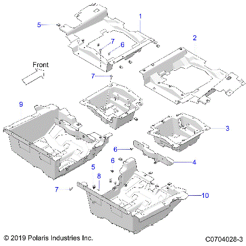 BODY, FLOOR PANELS, REAR - Z21R4D92AM/BM/AC/BC (C0704028-3)