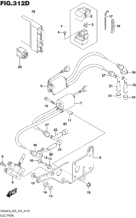 ELECTRICAL (SV650AL9 E33)