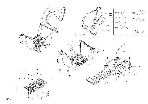 09- Body And Accessories 6X6 - 650 EFI - Squadron Green  -  Middle