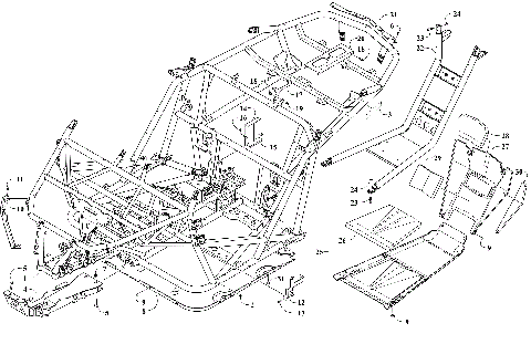 FRAME AND RELATED PARTS [304511]