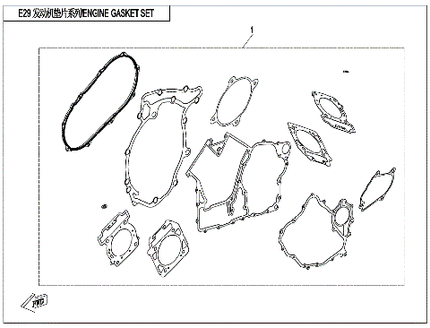 ENGINE GASKET SET