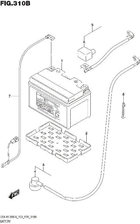 BATTERY (GSX-R1000L6 E28)