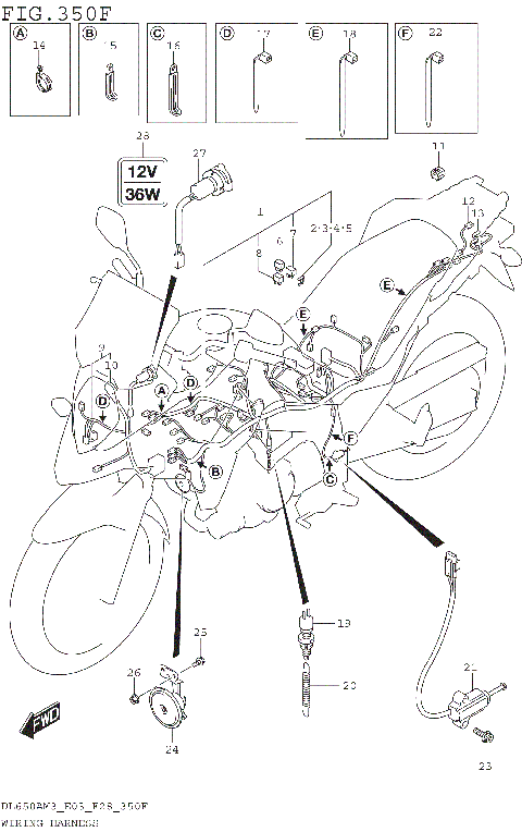 WIRING HARNESS (DL650XAM3E33)